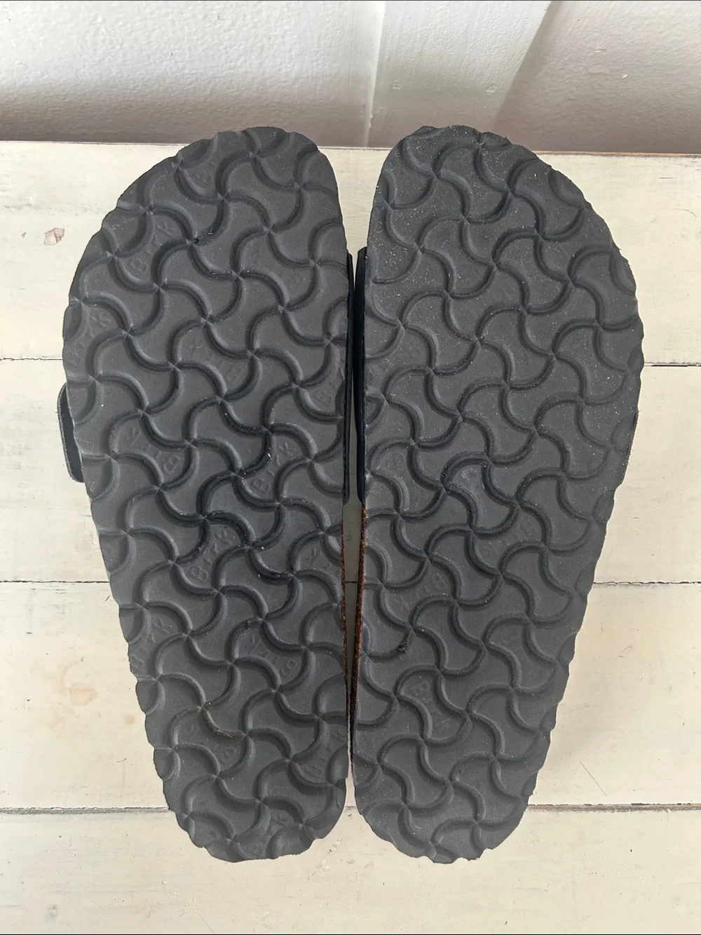 Birkenstock Black Madrid Big Buckle Slide Sandal